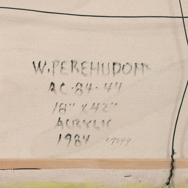 WILLIAM PEREHUDOFF "YELLOW ZONE" 1984