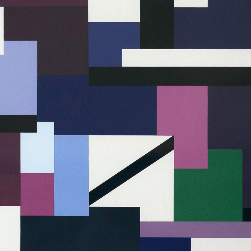 YAACOV AGAM "PURPLE MATRIX" 1976