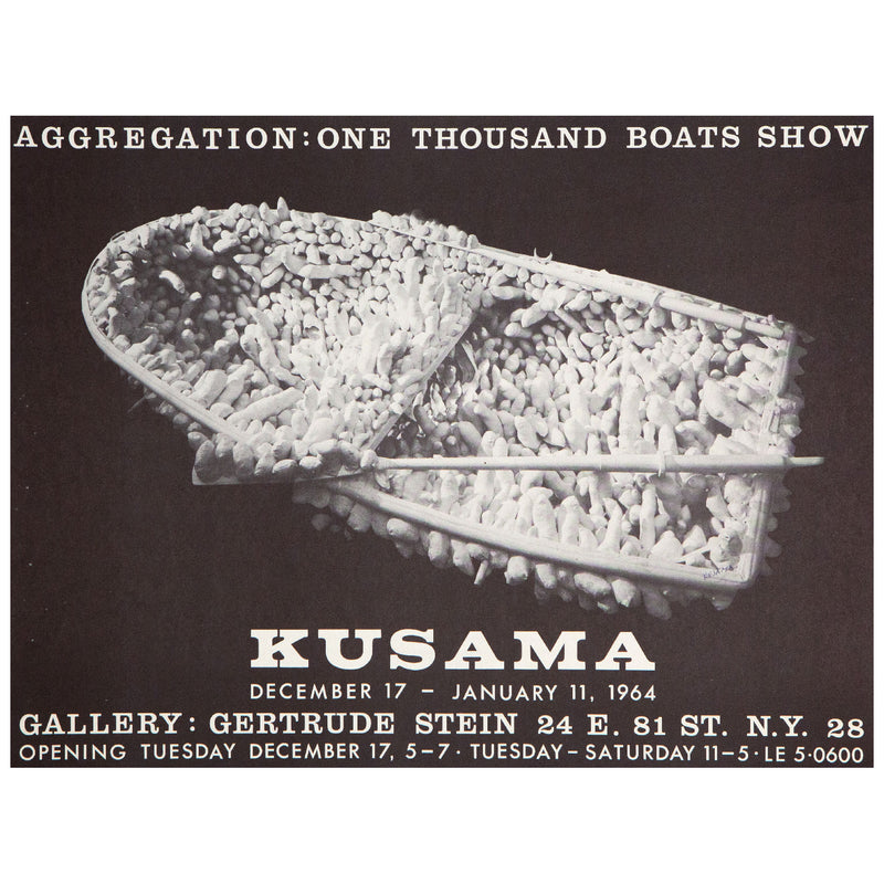 Yayoi Kusama, Gertrude Stein Exhibition Poster, Offset lithograph, 1963, Caviar20, Japanese Artist