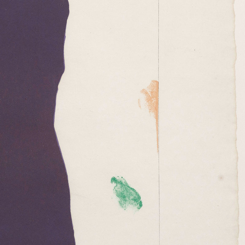 HELEN FRANKENTHALER "MAUVE CORNER", 1969