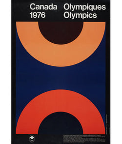 CLAUDE TOUSIGNANT "MONTREAL 1976" OLYMPIC POSTER