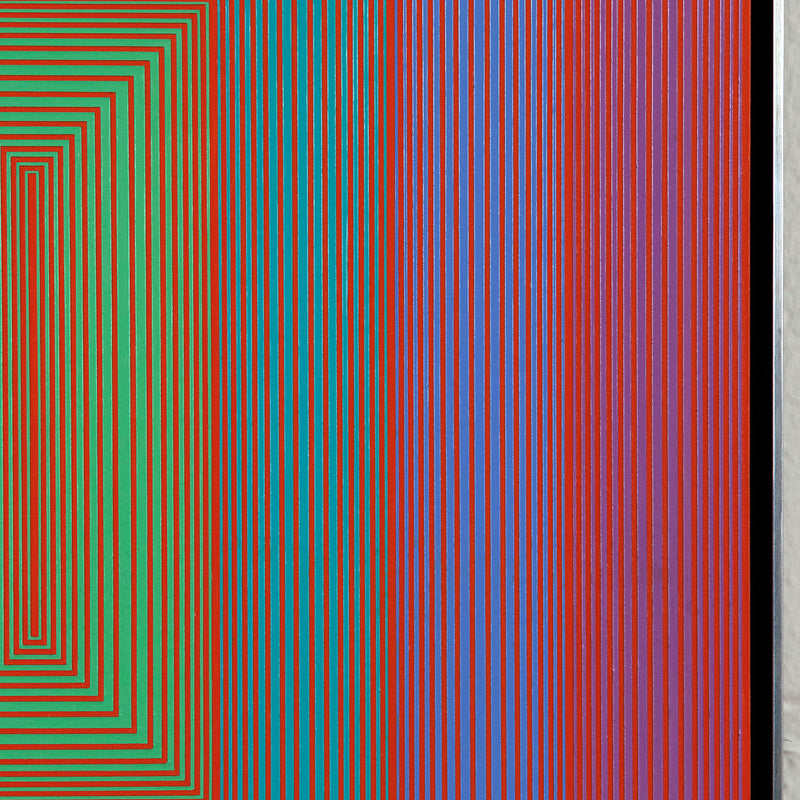 RICHARD ANUSZKIEWICZ "INNER SPACE" PAINTING, 1970