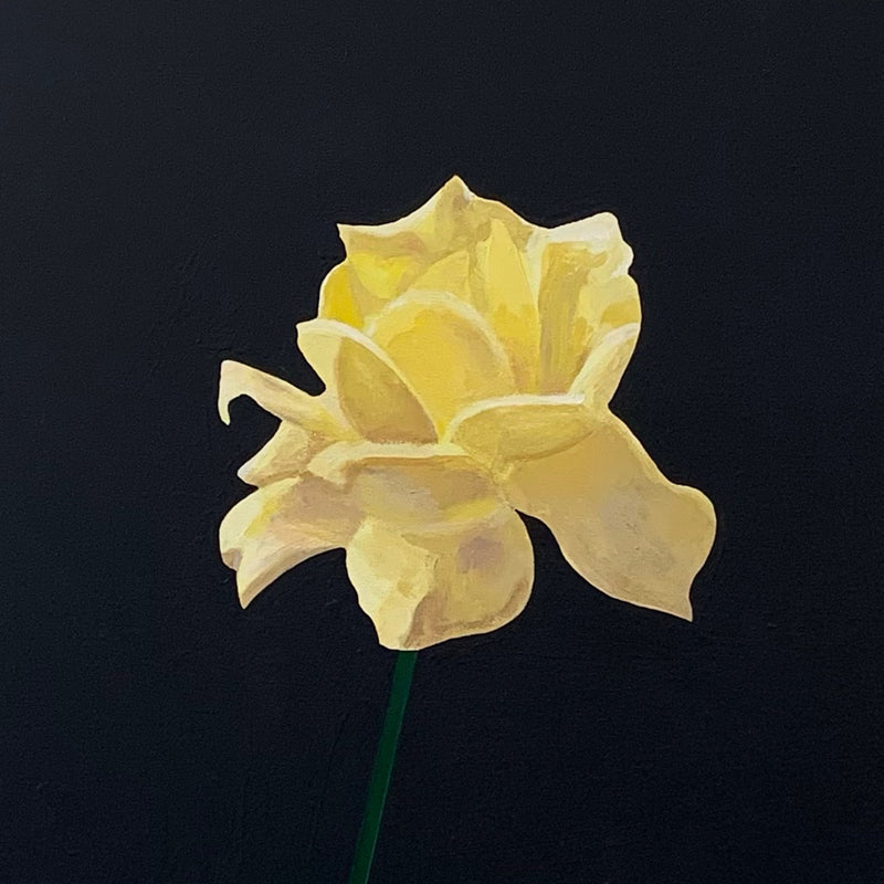 CHARLES PACHTER "ROSE" ACRYLIC ON CANVAS, 2021