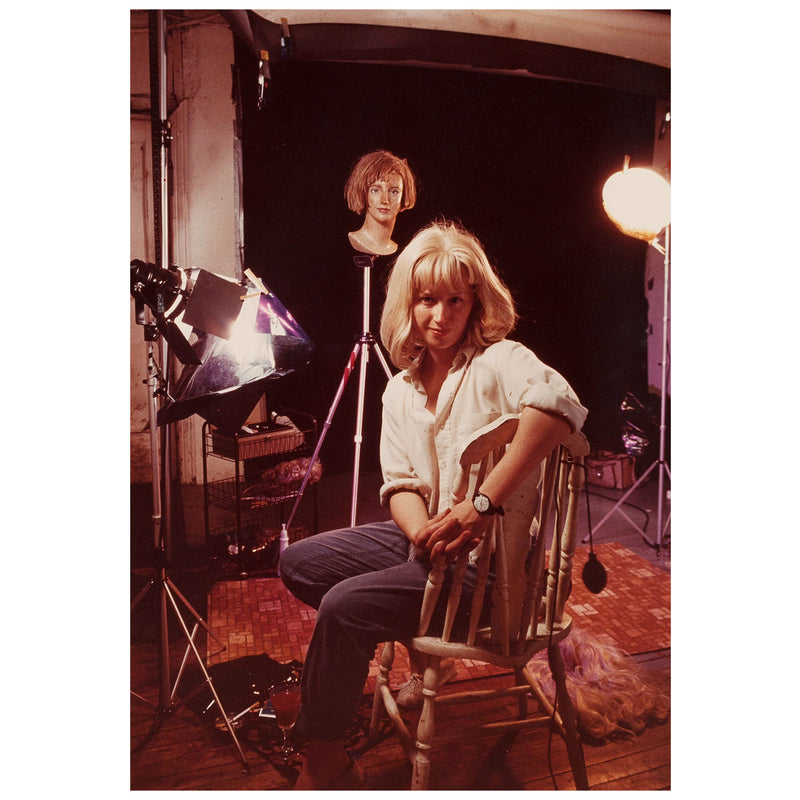 CINDY SHERMAN "ARTIST IN HER STUDIO" 1983