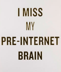 Douglas Coupland I miss my pre-internet brain Caviar20