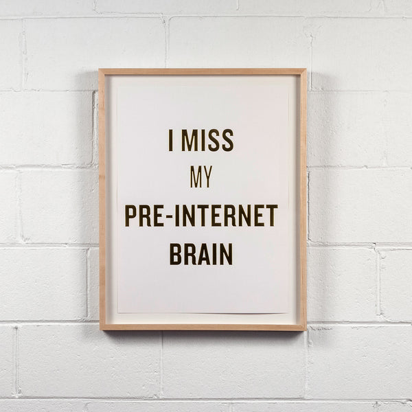 Douglas Coupland I miss my pre-internet brain Caviar20