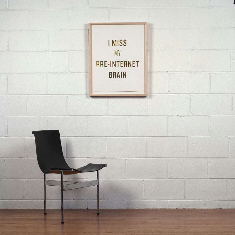 Douglas Coupland I miss my pre-internet brain Caviar20