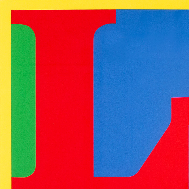 Robert Indiana, Heliotherapy Love, screenprint, 1995 Caviar20