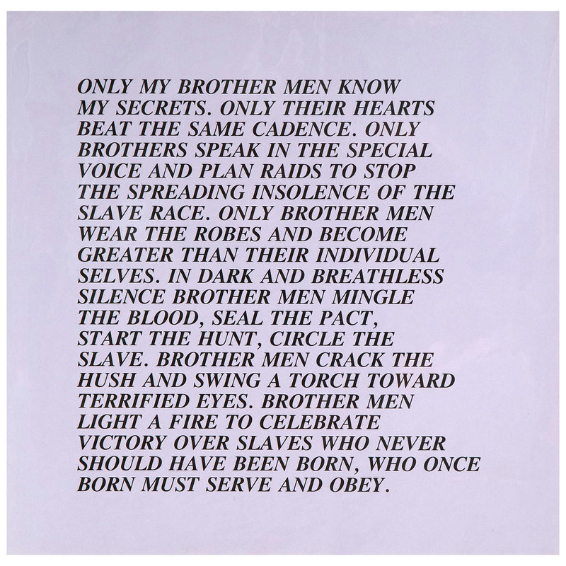 Jenny Holzer, Brother- Inflammatory Essay, Documenta 1982, Caviar20