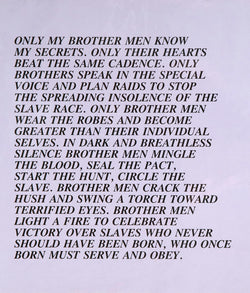Jenny Holzer, Brother- Inflammatory Essay, Documenta 1982, Caviar20