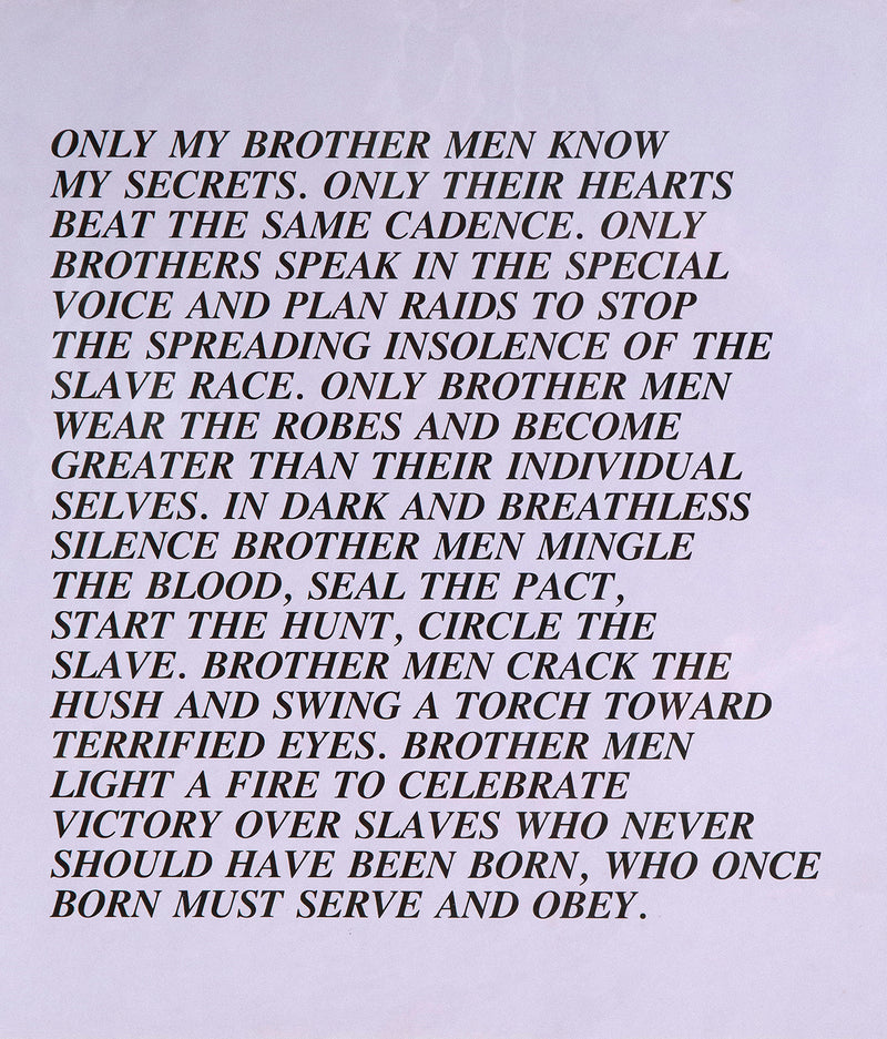 Jenny Holzer, Brother- Inflammatory Essay, Documenta 1982, Caviar20