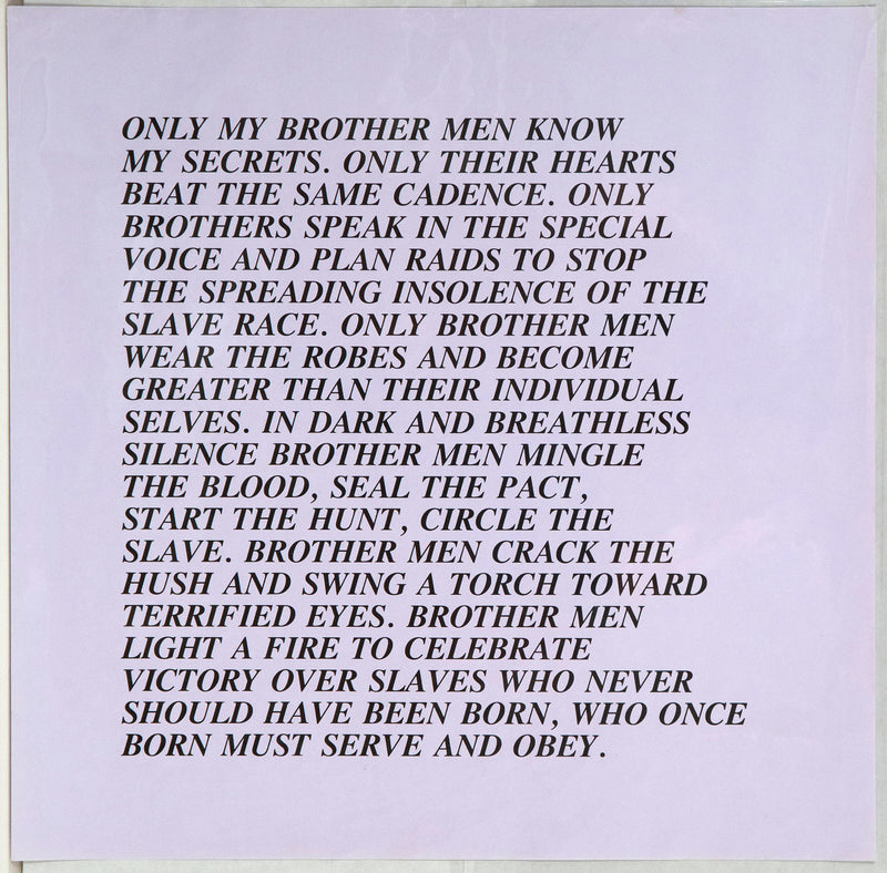 Jenny Holzer, Brother- Inflammatory Essay, Documenta 1982, Caviar20