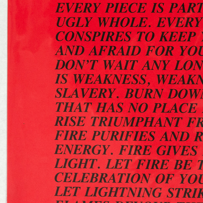 Jenny Holzer Inflammatory Essay Caviar20