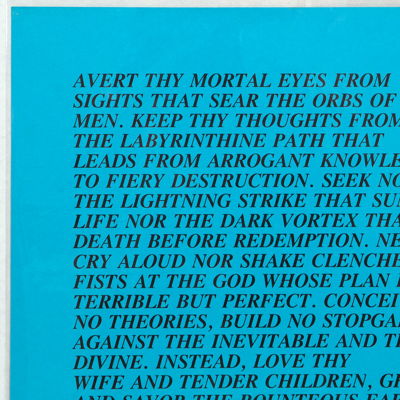 Jenny Holzer, Mortal Eyes, Inflammatory Essay, Documenta 1982, Caviar20, prints