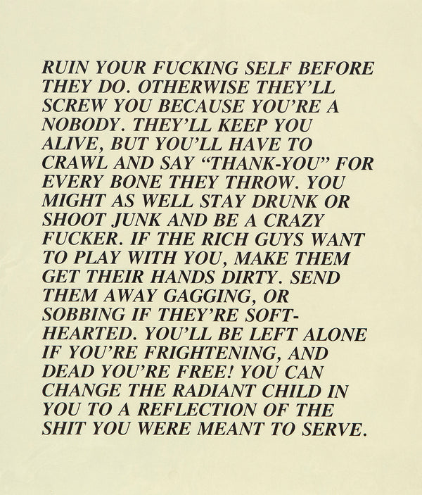 Jenny Holzer Inflammatory Essay Caviar20