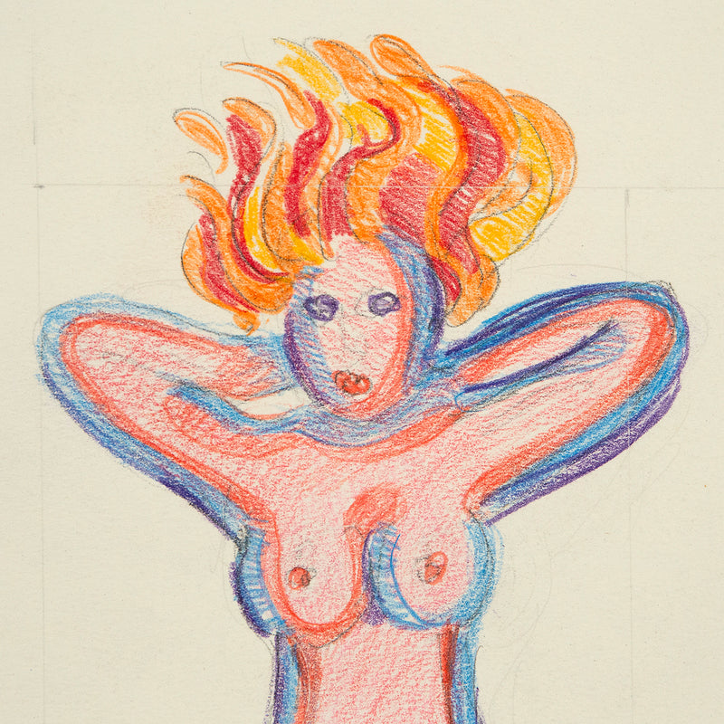 Joyce Wieland Fire Muse drawing Caviar20