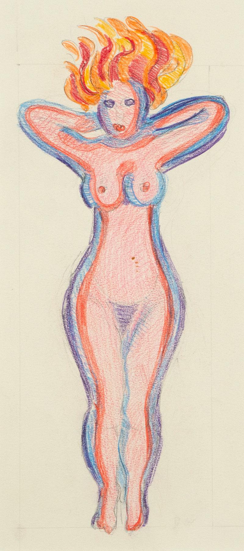 Joyce Wieland Fire Muse drawing Caviar20