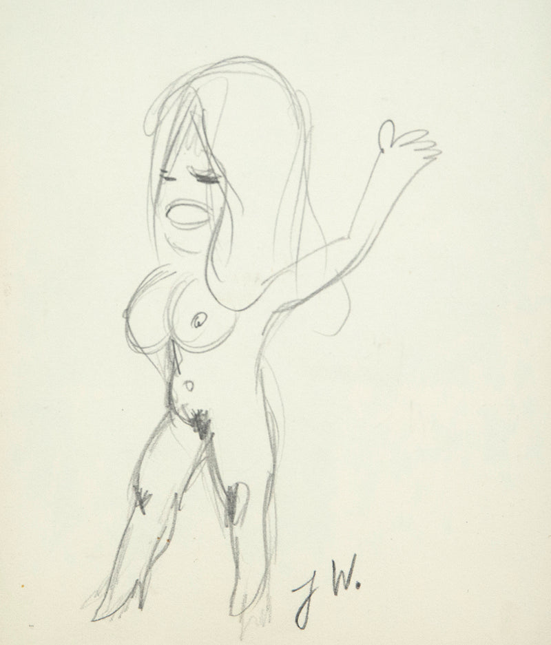 Joyce Wieland Mini Pin Up drawing Caviar20