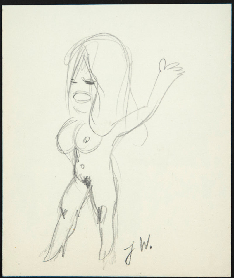 Joyce Wieland Mini Pin Up drawing Caviar20