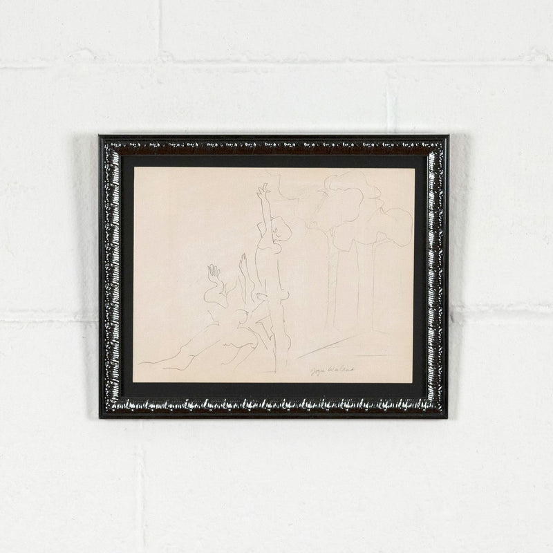 Joyce Wieland Lovers in a park drawing Caviar20