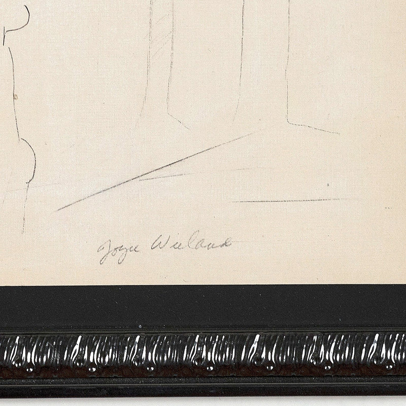 Joyce Wieland Lovers in a park drawing Caviar20