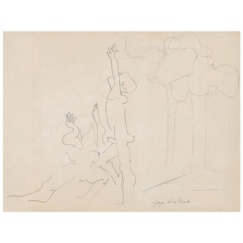 Joyce Wieland Lovers in a park drawing Caviar20