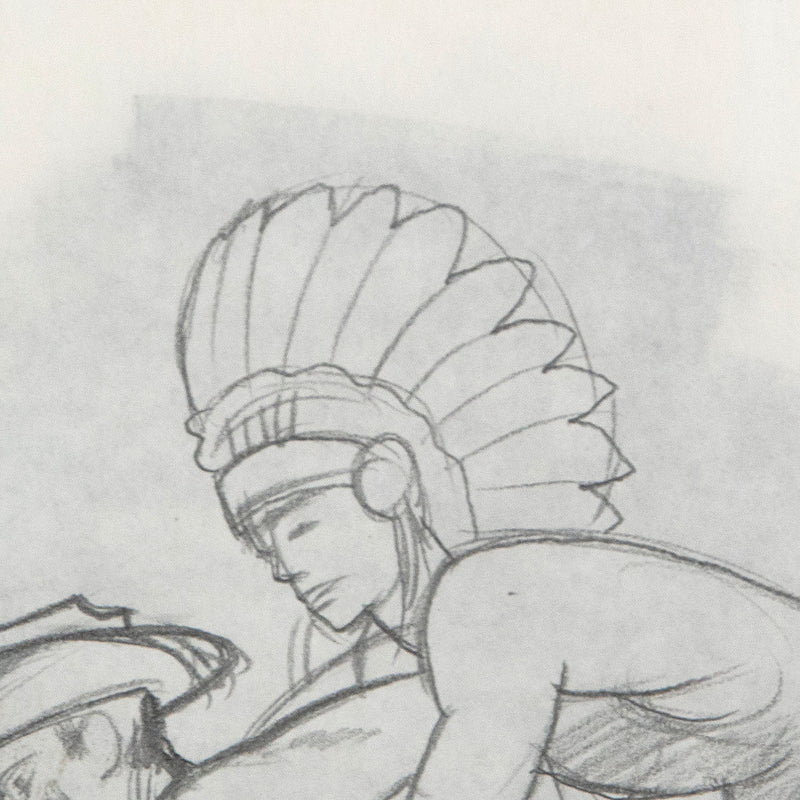 Kent Monkman Cowboy Indian drawing 2001, Caviar20