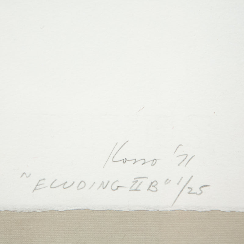 Kosso Eloul, Eluding II-B, Lithograph, 1971, Caviar20