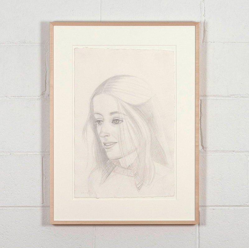 Alex Katz Caroline 1976 Caviar20 drawing