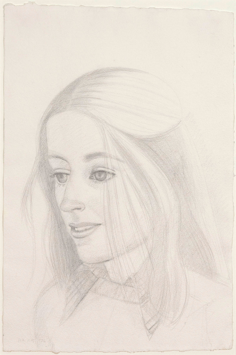 Alex Katz Caroline 1976 Caviar20 drawing