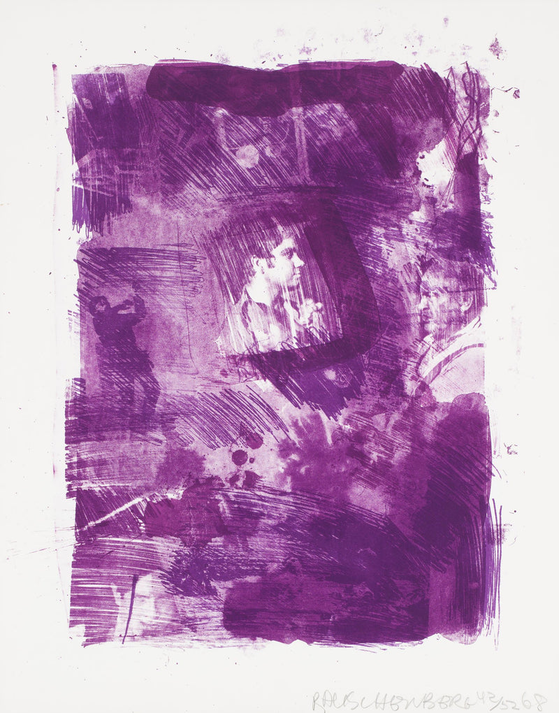 Robert Rauschenberg Flowers Re-run print Caviar20
