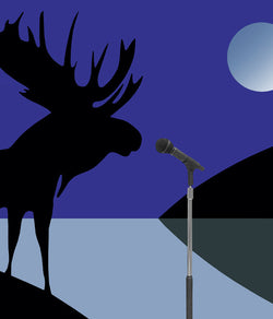 CHARLES PACHTER "MOOSE LUMINOUS" 2010