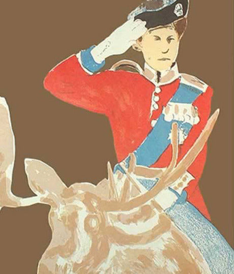 CHARLES PACHTER "QUEEN ON MOOSE" 1973