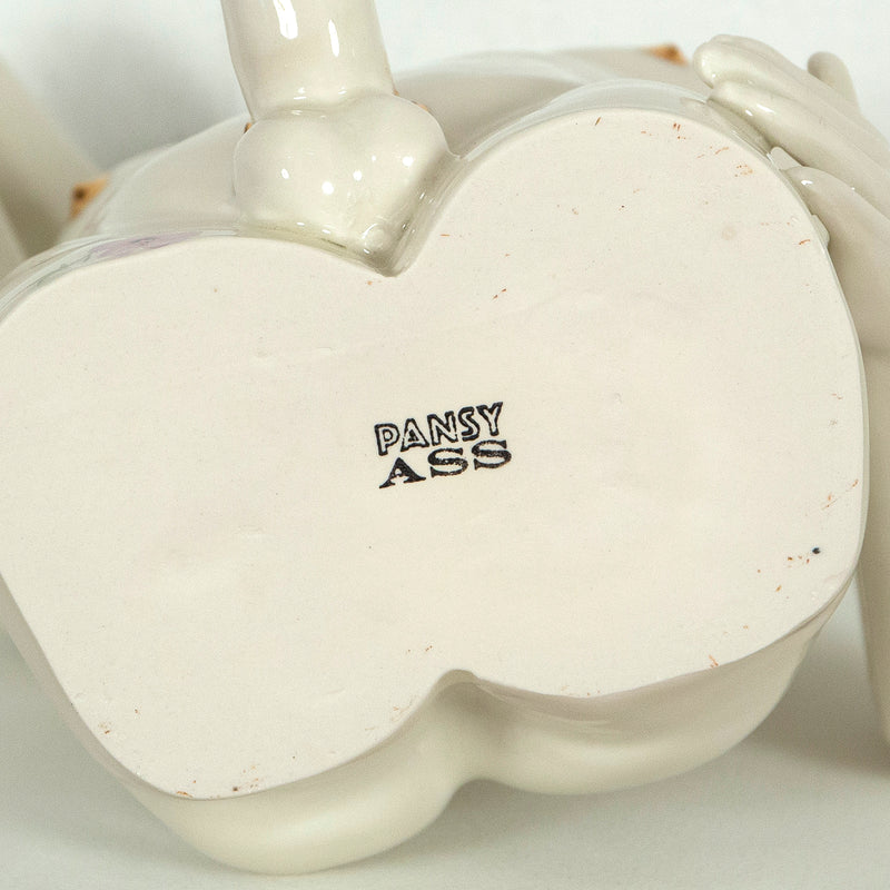 PansyAss Ceramics Floral Gogo Boi Vase made in 2020, Caviar20