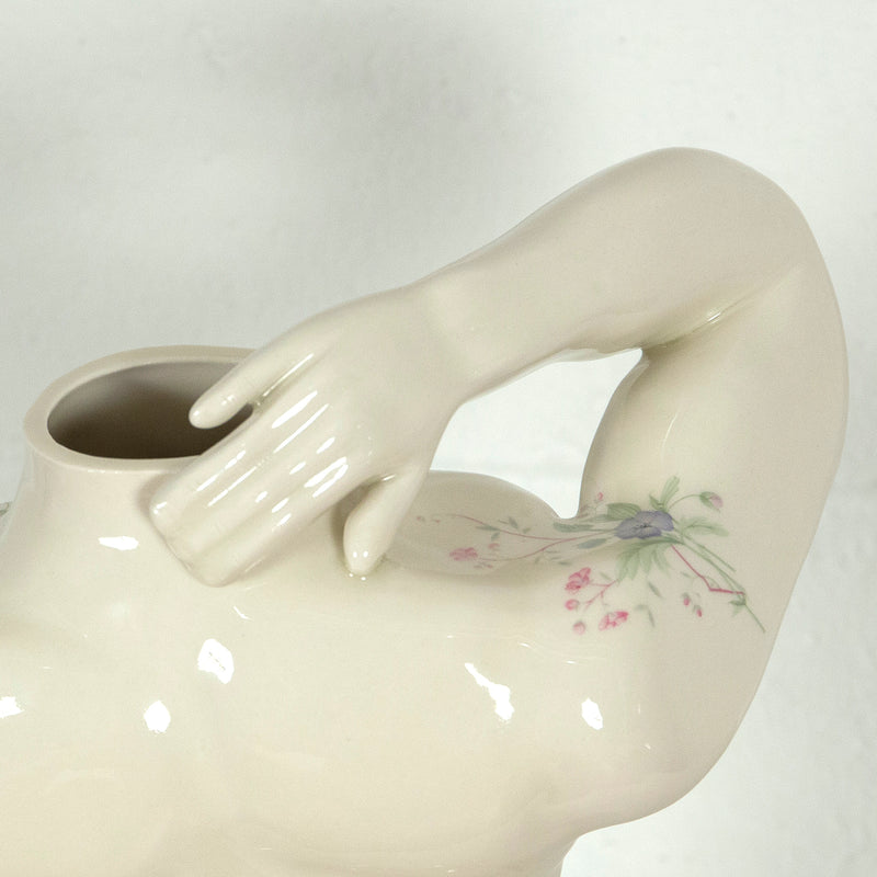 PansyAss Ceramics Floral Gogo Boi Vase made in 2020, Caviar20