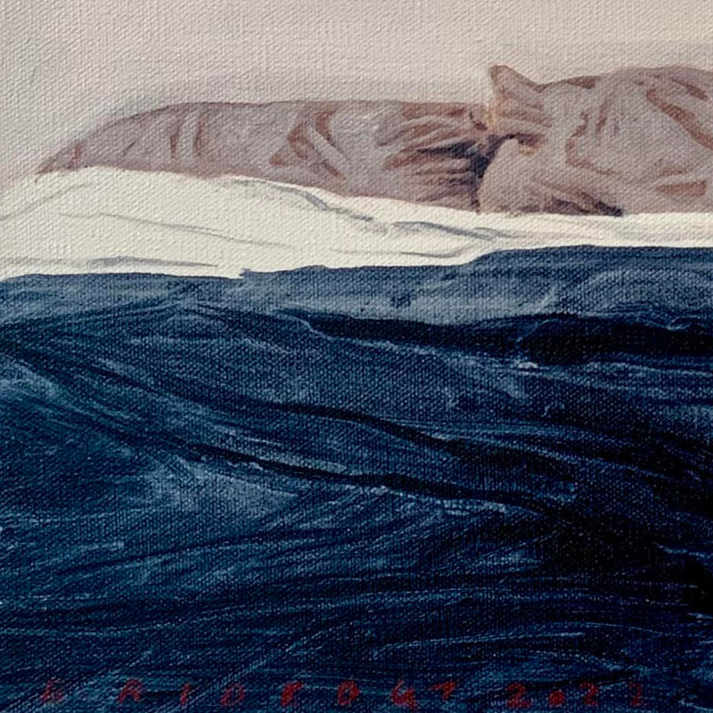 Brian Rideout, Study for ACP (Wesselmann), Oil on canvas, Canada, 2022, Caviar20