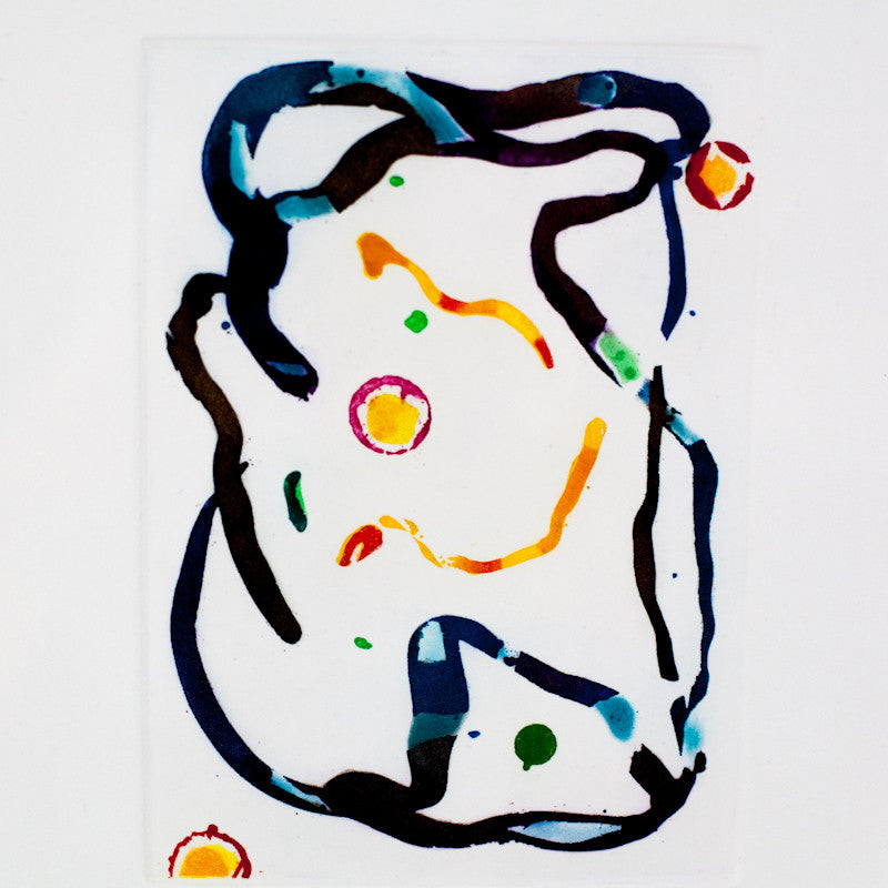 SAM FRANCIS "UNTITLED ETCHING" 1992