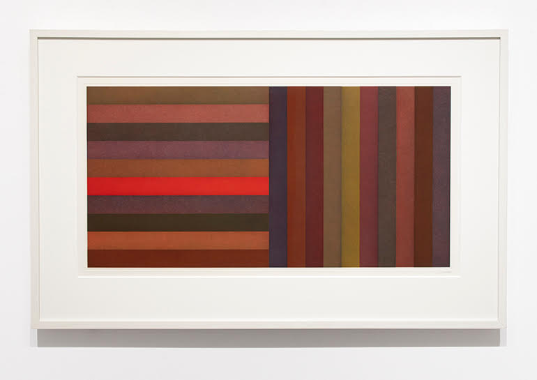 Sol Lewitt, Bands: Red, Aquatint, 1991, Caviar20 prints