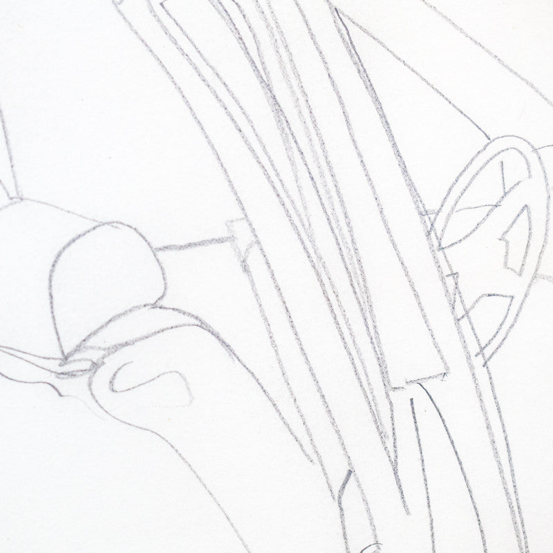 CHARLES PACHTER "CAR DRAWING" CIRCA 1983