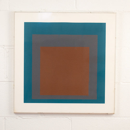 JOSEF ALBERS "HOMAGE TO THE SQUARE" SERIGRAPH, 1967